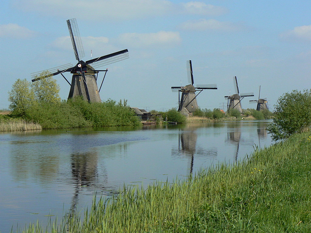Windmills,Kinderdijk